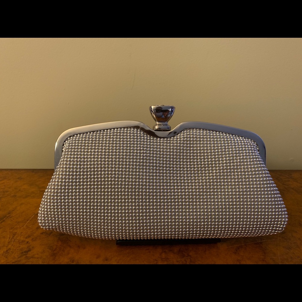 Kate Landry Silver Evening Bag